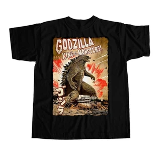 Camiseta 100 % Algodão Unissex Godzilla