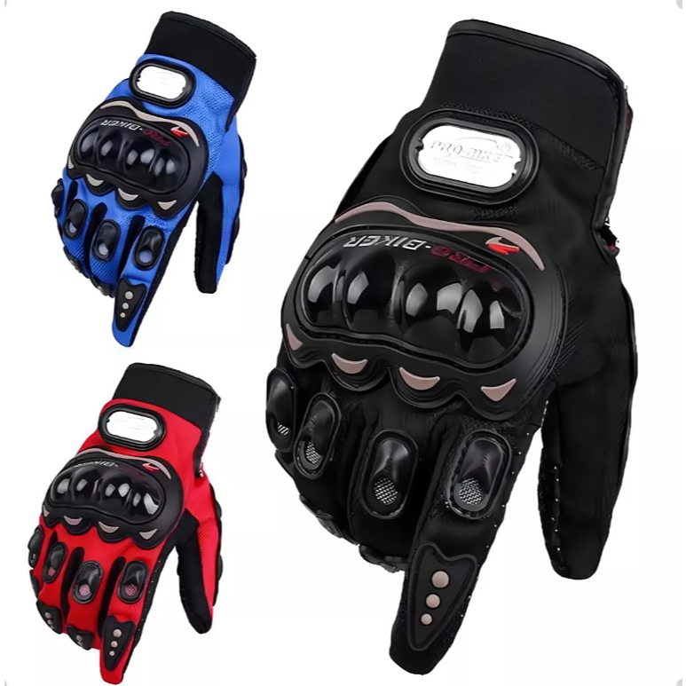 Par Luva Motoqueiro Motociclista Impermeável Proteção Moto Tamanho Único Asp