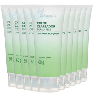KIT 10 Creme Clareador Facial Sofisticatto Com Rosa Mosqueta