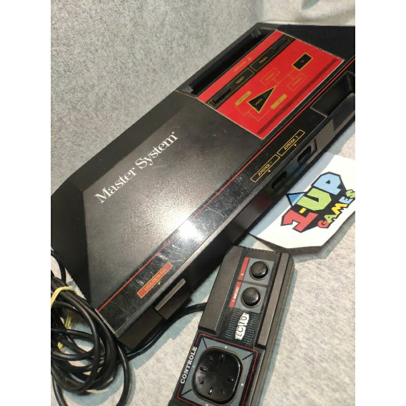 master system 1. só o console e controle. marcas do tempo. | Shopee Brasil