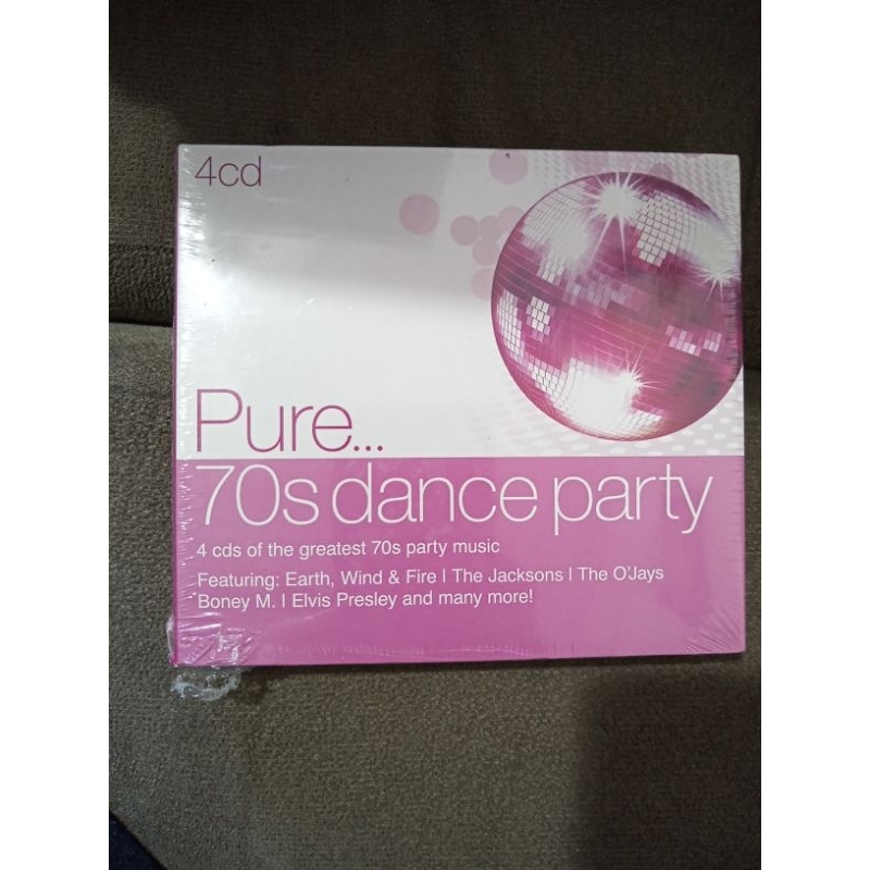 BOX 4 CDS Pure 70s Dance Party ( Novo Lacrado) | Shopee Brasil