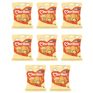 Kit com 8 Biscoito Mini Maizena Farinha Láctea Marilan 30g cada