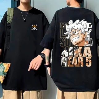 Camisa Camiseta Oversized Anime Gear 5 Top Lançamento