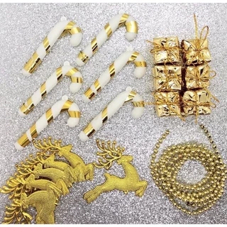 Kit Pendente de Natal 19 Peças - Enfeite Natalino - Árvore de Natal