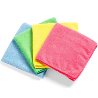 Pano Flanela Microfibra 30 X 30 Cm - Kit com 5 uni