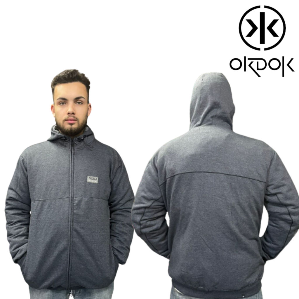 Moletom Canguru Okdok Original Capuz Plus Size Masculino Big