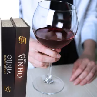 Kit 5 Acessórios de vinho Elegante para Presente em Formato de livro Estojo Decorativo Aço Inox Canivete 111