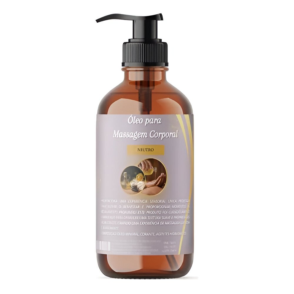 Oleo Para Massagem Tratamento Corporal Sensual Natural 500ml | Shopee ...