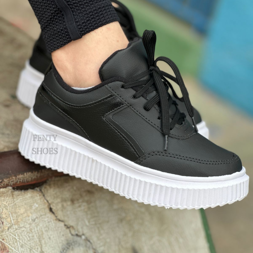 Tênis Feminino Adulto Plataforma 34 Ao 39 Shopee Brasil