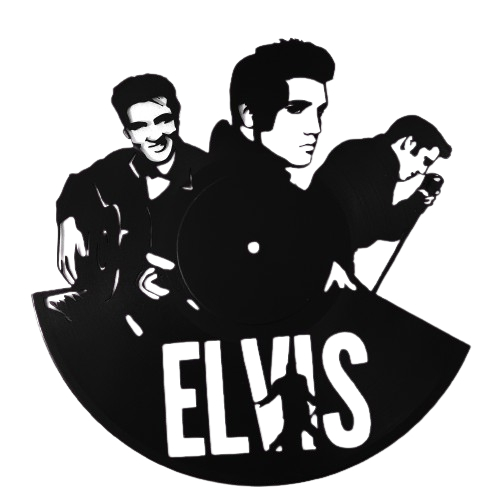 Quadro Decorativo de Disco de Vinil / Quadro de LP – Elvis Presley ...