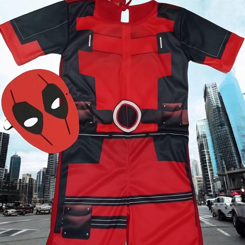 Fantasia Infantil Roupa Deadpool Opções Variadas | Shopee Brasil