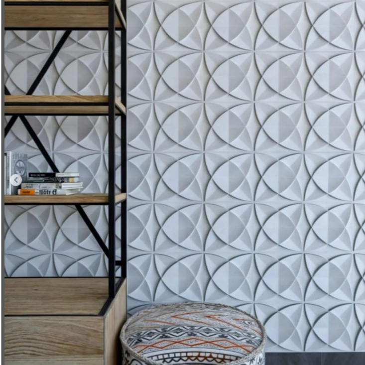 Kit 100 Placas 3d Decorativa De Parede PVC 25cm