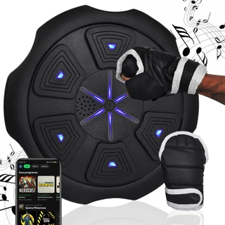 Máquina De Boxe Eletrônico Música Led Treino Inteligente com bluetooth e luzes de reação