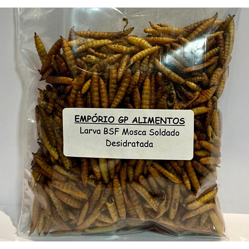 Larvas De Mosca Soldado Negra (Hermetia) 5 Kg - Alimento Proteico Para Aves Silvestres, Cría Y Temporada De Reproducción