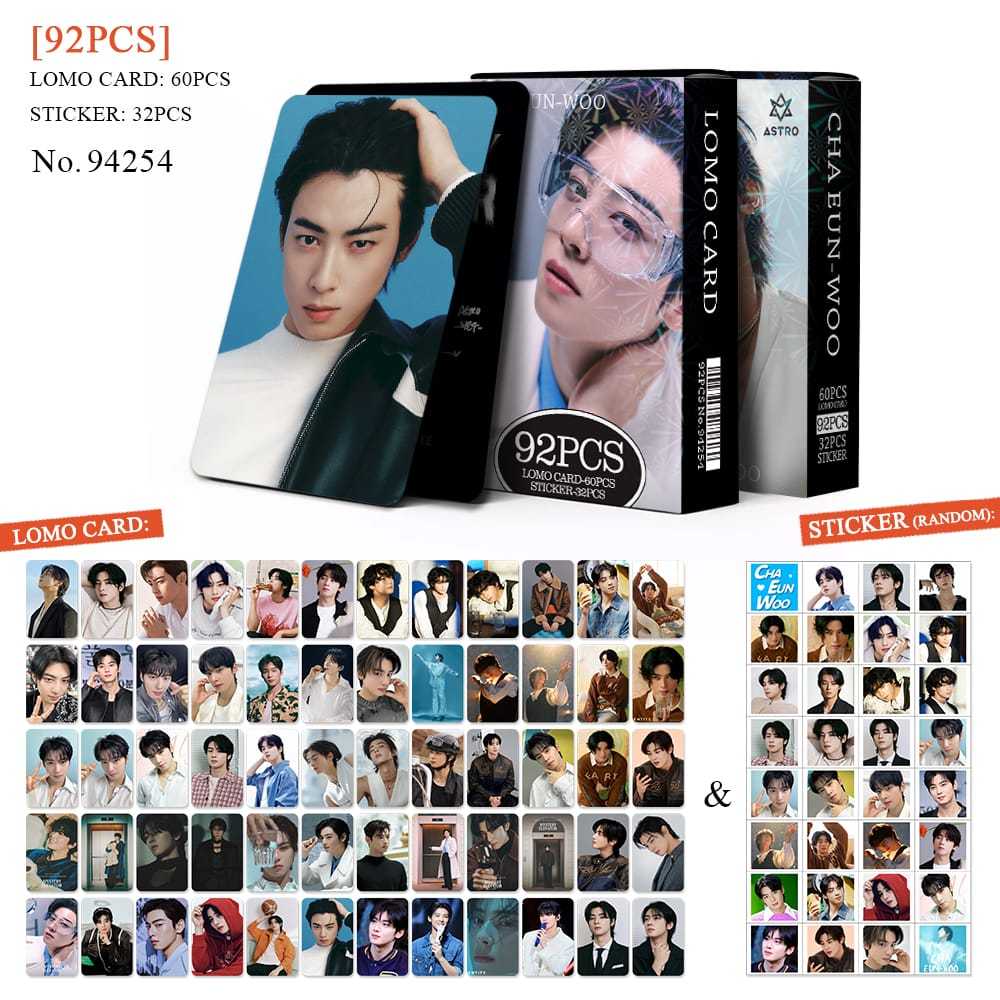 ASTRO トレカ バラ売り K-POP 60pcs/box com 32pcs adesivo ASTRO Photocard Pronto Para Ser