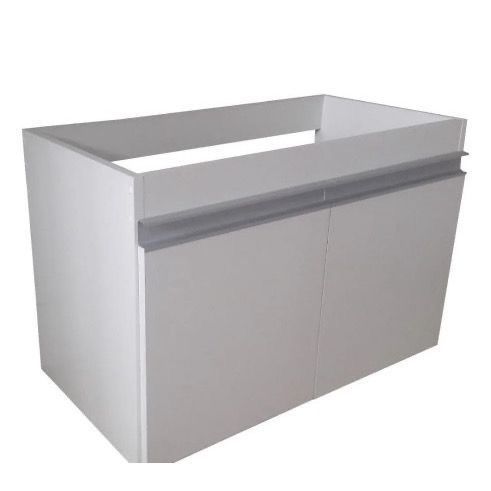 Gabinete Banheiro Personalizado 57x45x40 Cm Com Puxadores em Alumínio 100%Mdf
