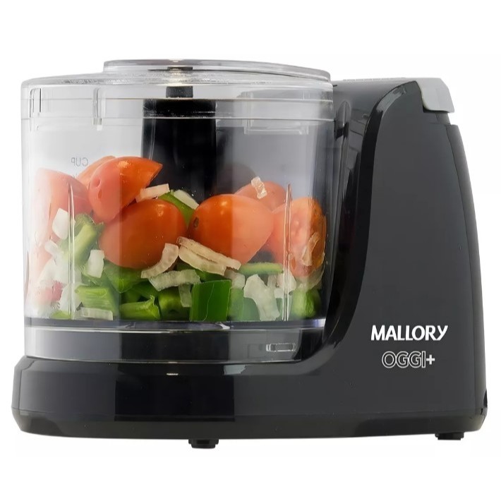 Processador Triturador De Alimentos Mallory New Oggi Triturador de Alho Preto