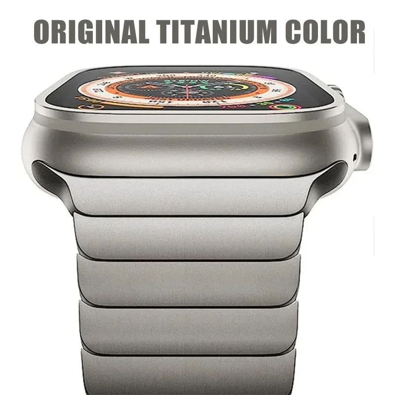 Pulseira Ultra Titânio AppleWatch Pulseira Aço Inoxidável Serie 1 ao 10, 49mm ao 40mm