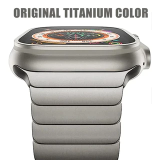 Pulseira Ultra Titânio AppleWatch Pulseira Aço Inoxidável Serie 1 ao 10, 49mm ao 40mm