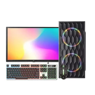 PC GAMER COMPLETO AMD RYZEN 5 5600GT, A520M, 16GB, NVME 500GB, MONITOR 19, TECLADO MOUSE GAMER