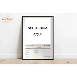 Quadro Placa MDF Spotify PERSONALIZADO