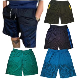 Kit 3 Shorts Plus Size Masculino com Elastano Academia Esporte Treino G1 G2 G3
