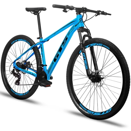 Bicicleta Aro 29 GTS Feel GLX 21 Marchas com câmbios Shimano e freios a disco
