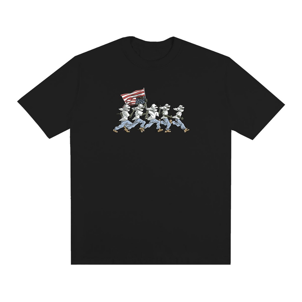 Camiseta Streetwear A$AP ASAP ROCKY Estampada Camiseta Oversized