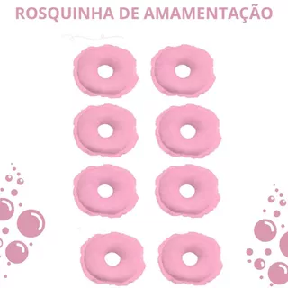 Kit 8 Rosquinhas De Amamentação Absorvente Protetor Lavável Macia Confortável Para Seios em Oferta na Shopee