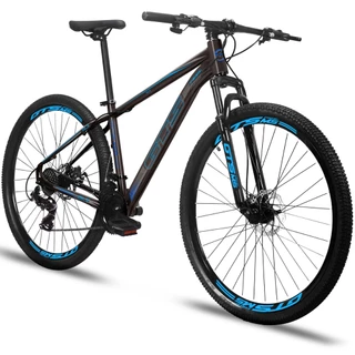 Bicicleta Aro 29 Gts Feel GLX 21 Marchas freios à Disco Câmbios Shimano Quadro de alumínio
