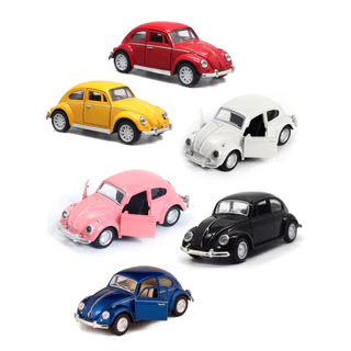 Fusca Miniatura Die Cast Carrinho Fusquinha De Ferro Fusca Fricção Abre Porta E Capô
