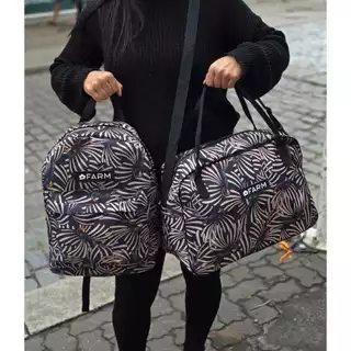 Kit Bolsa Mala de Mão/Maleta e Mochila Estampada Lançamentos Queima de estoque