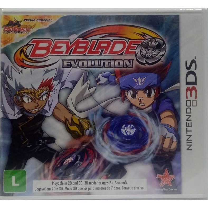 BEYBLADE EVOLUTION NINTENDO 3DS ( NOVO - LACRADO ) | Shopee Brasil