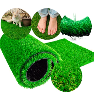 Grama Sintética Decorativa 2,00m x 3,00m Tapete Semelhante ao Natural 20mm Rolo (6m²) Soft Premium