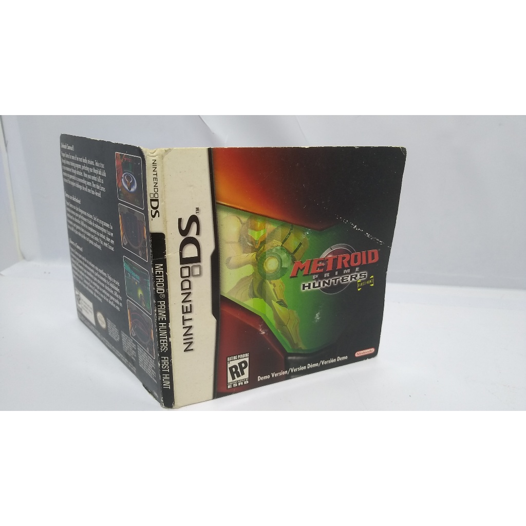 Metroid Prime Hunters - Nintendo Ds na caixa envelope