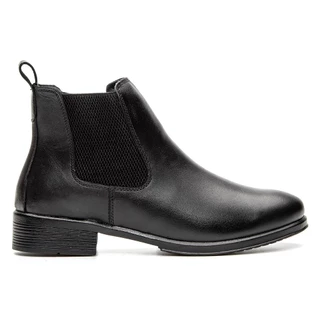 Botina Masculina De Couro Legítimo Bota Chelsea Rodeio Durável Elástico Elegante Country Para Trabalhar e Sair