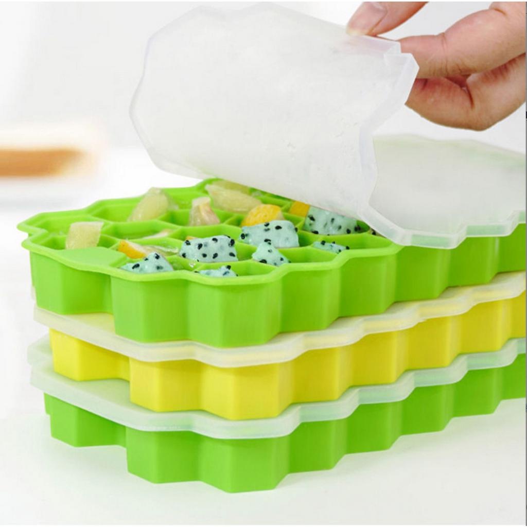 Forma de Gelo Silicone Chocolate Bombom Hexagono Colméia 37 Cavidades