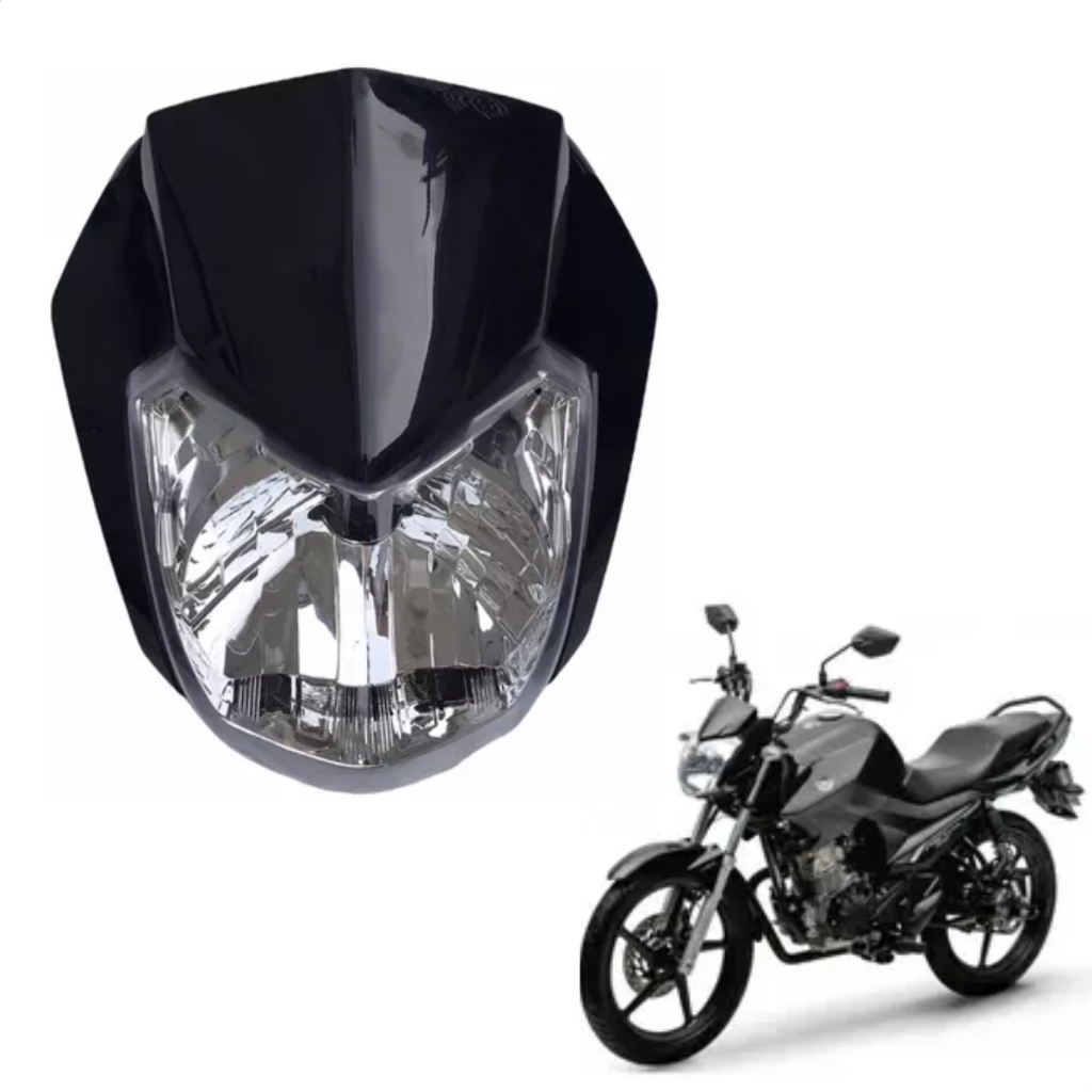Farol Bloco Carenagem Lateral E Superior Completo Factor 125 150 2016 a ...