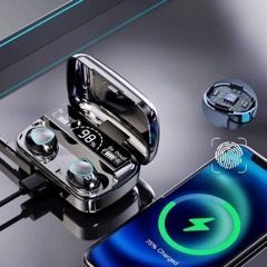 Fone M10 De Ouvido bluetooth 5.3 Sem Fio tws Estéreo Com Pod Carregador Power Bank M10