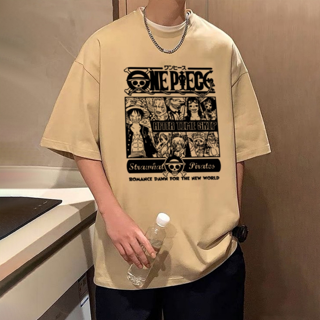 Camisa camiseta básica streetwear "One Piece After Time Skip"