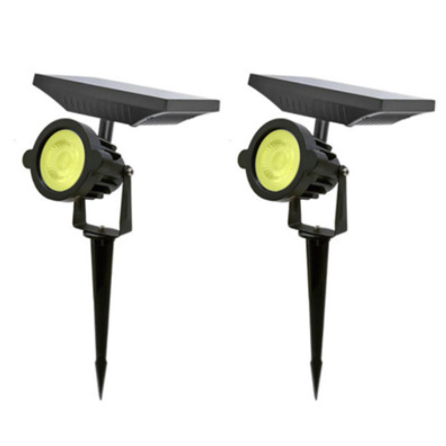 KIT 2 Luminarias Solar Luz Led Com Painel Solar Fotovoltaico AAATOP 110v220v