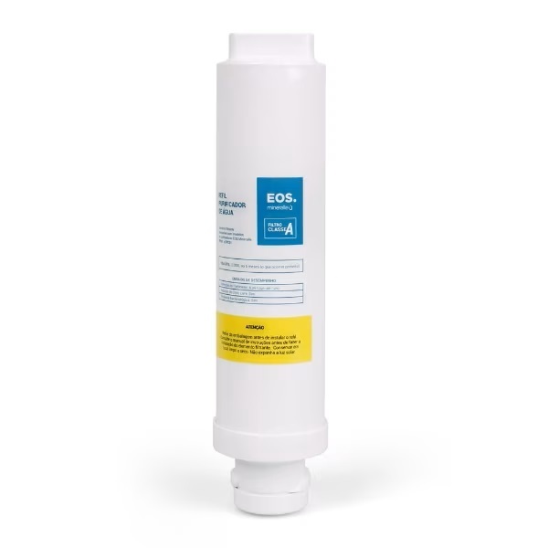 Refil Filtro para Purificador EOS Mineralle compatível com Modelo EPA01 e EPC01 EOS