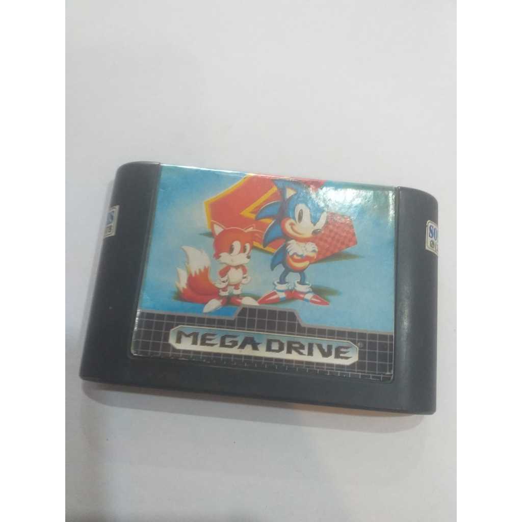 Jogo Sonic The Hedgehog 2 ORIGINAL para mega drive | Shopee Brasil