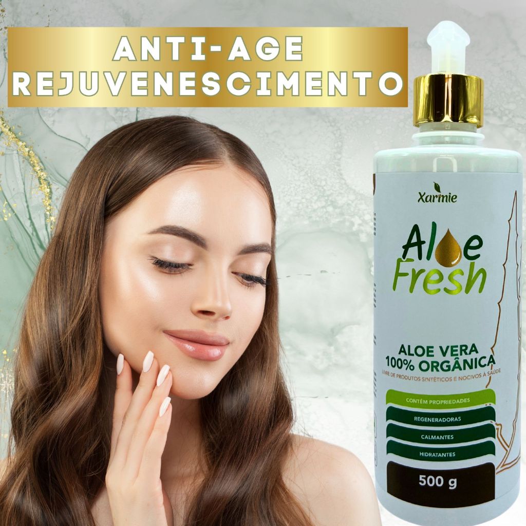 Rejuvenescedor Gel de Babosa Regenerador Para o Rosto Anti-rugas e ...