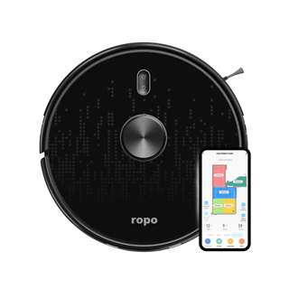 Robô Aspirador ropo Smart Laser, potência e eficiência, mapeamento inteligente, aspira, passa pano, com conectividade.