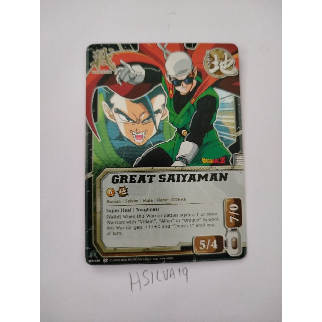 Dragon Ball Z Cartas CCG Original Importado Bandai Collectible