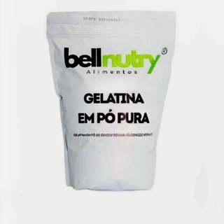 Gelatina Pura Sem Sabor Incolor 250g a 1kg