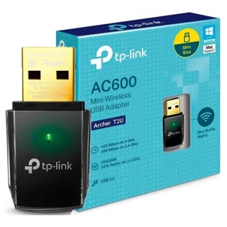 Adaptador Mini Wi-fi Ac600 Archer T2u Usb Tp-link Dual Band