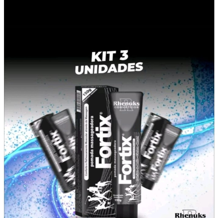 pomada fortix /com 3 unidades | Shopee Brasil