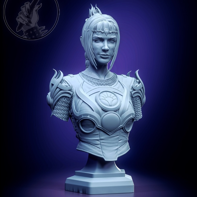 Shadowheart - Baldurs Gate - Action Figure - Colecionavel - Decoração